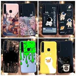 For Samsung A7 2018 A750F Case on Samsung Galaxy A9 2018 SM-A920F Fashion Astronaut Silicone Phone Case Samsung A7 A9 2018 Cover
