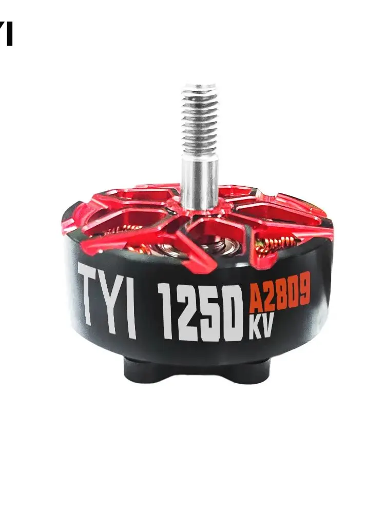 Fpv motor tyi a2809 1250kv bürstenloser motor 4-6s fpv motor unibell mit 5mm titan legierung welle für fpv