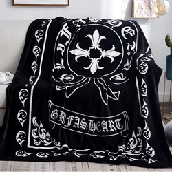 Tarot Badge Blanket Fluffy Wizard Bedspread Blanket Winter Warm Thick Blankets Throw Bedroom Living Room Bed Aesthetic for Adult