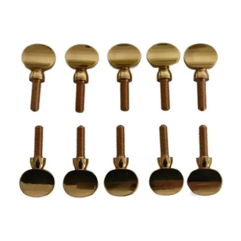 

Gold Copper Clarinet Saxophone Sax Neck Tightening Screws Soprano Alto Tenor Woodwind Instrument Parts Pack of 10