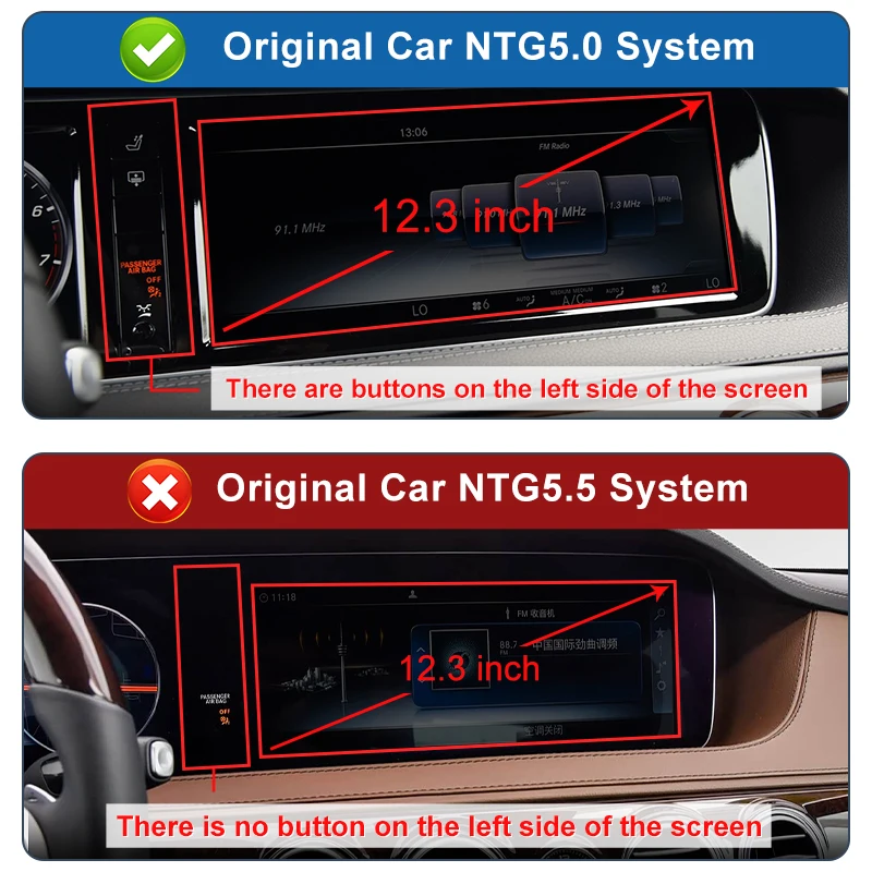 STWEI 8Core Android14 اللاسلكية Carplay السيارات مشغل فيديو السيارة شاشة الوسائط المتعددة لمرسيدس بنز S سلسلة W222 NTG5.0 GPS NAVI