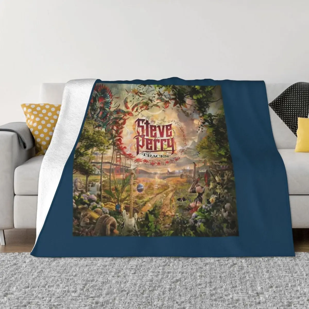 

Mens Steve Perry Soft Fit Throw Blanket For Sofa Thin Decorative Throw Blanket blankets and blankets blankets and throws