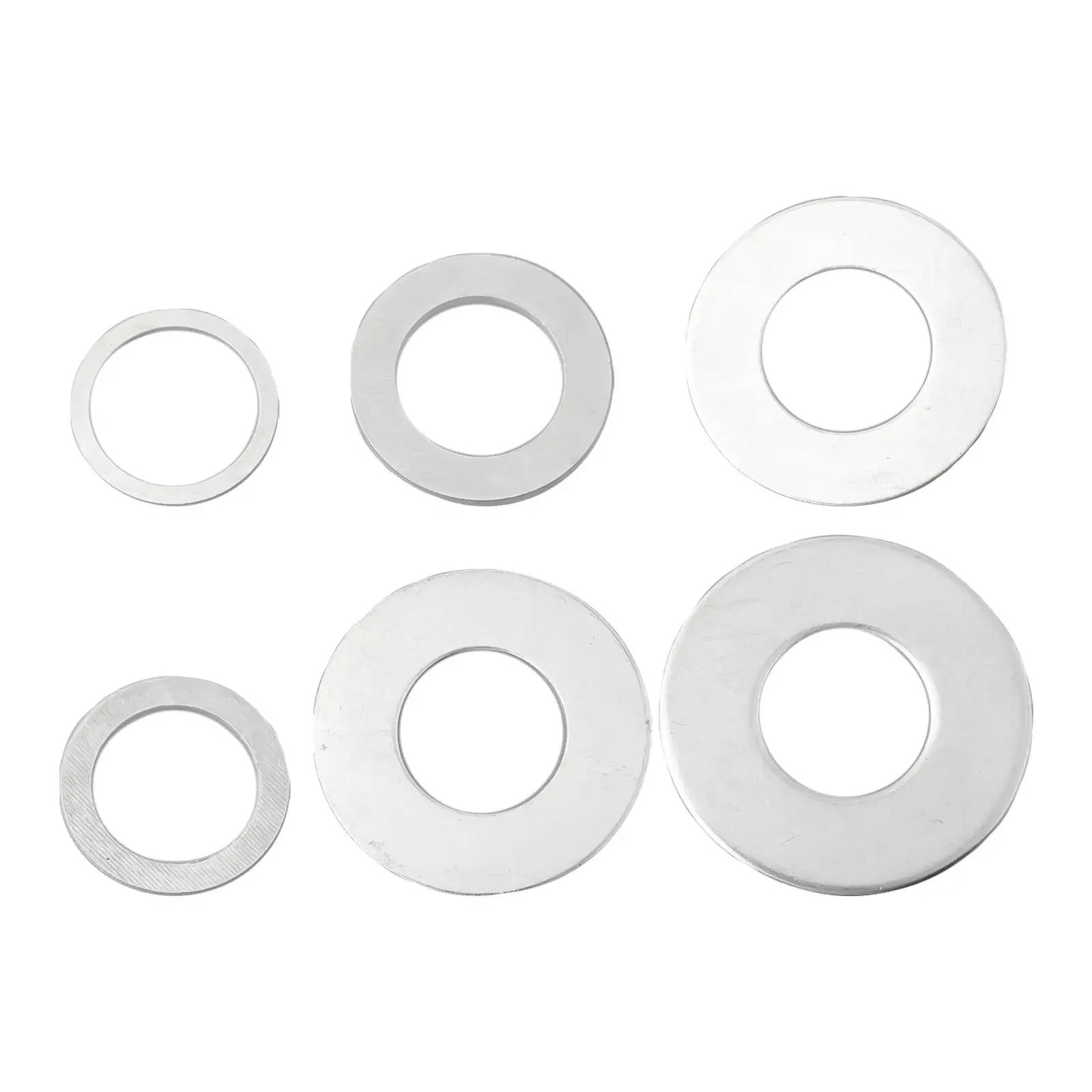 High Quality 100% Brand New Exhibition Hall Circular Saw Ring Accessories 6Pcs Set Adapter Ring Conversion Washers Metal