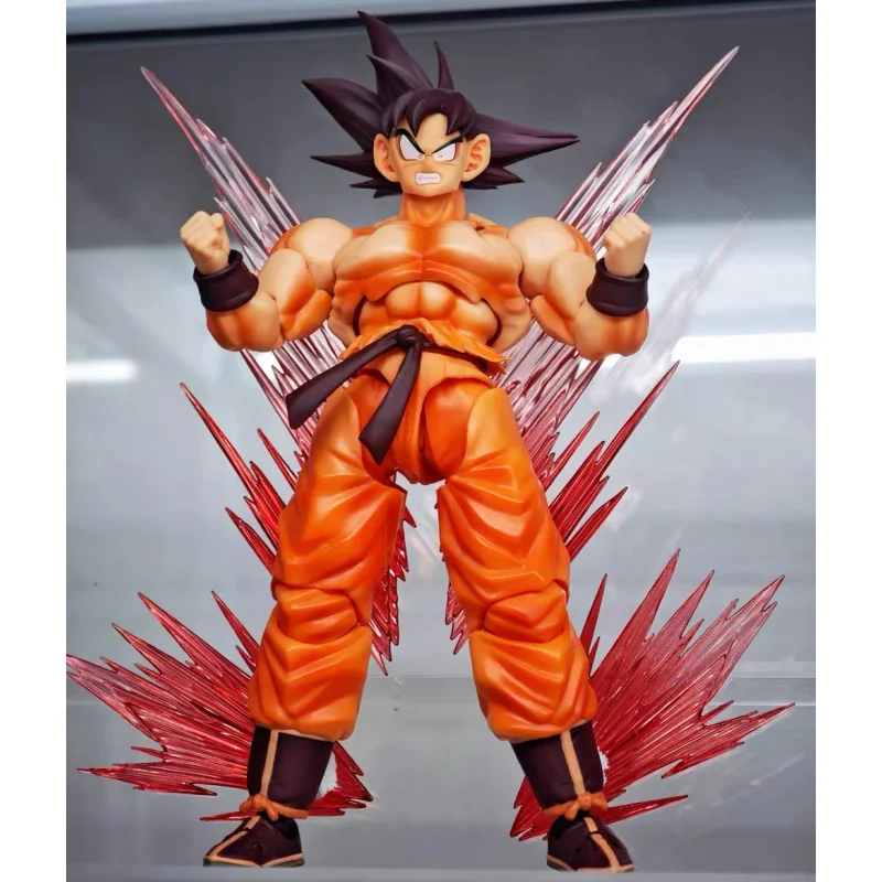 

Wow Super Action Studio1/12 Dragon Ball Anime Fiqure Kaiouken Son Goku Action Fiqurine Figure Doll Collect Goku Model Toy Gift