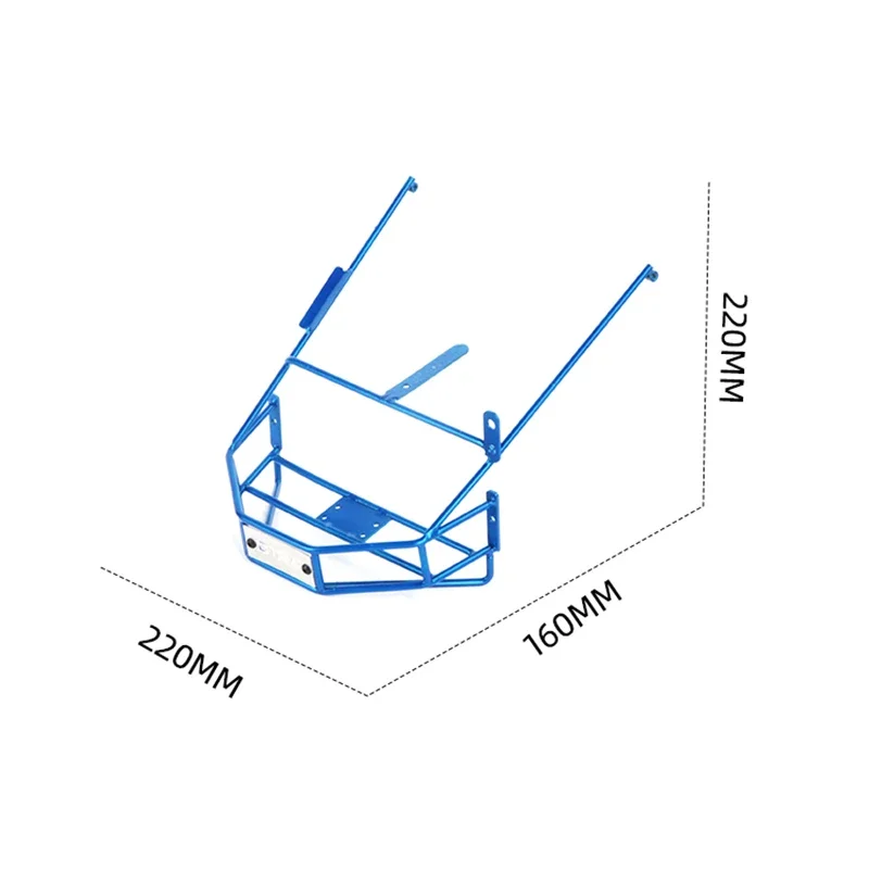 1szt Stojak na oponę zapasową ze stopu tytanu do 1/10 RC Crawler Car Traxxas TRX4 BRONCO Baja1000 Akcesoria