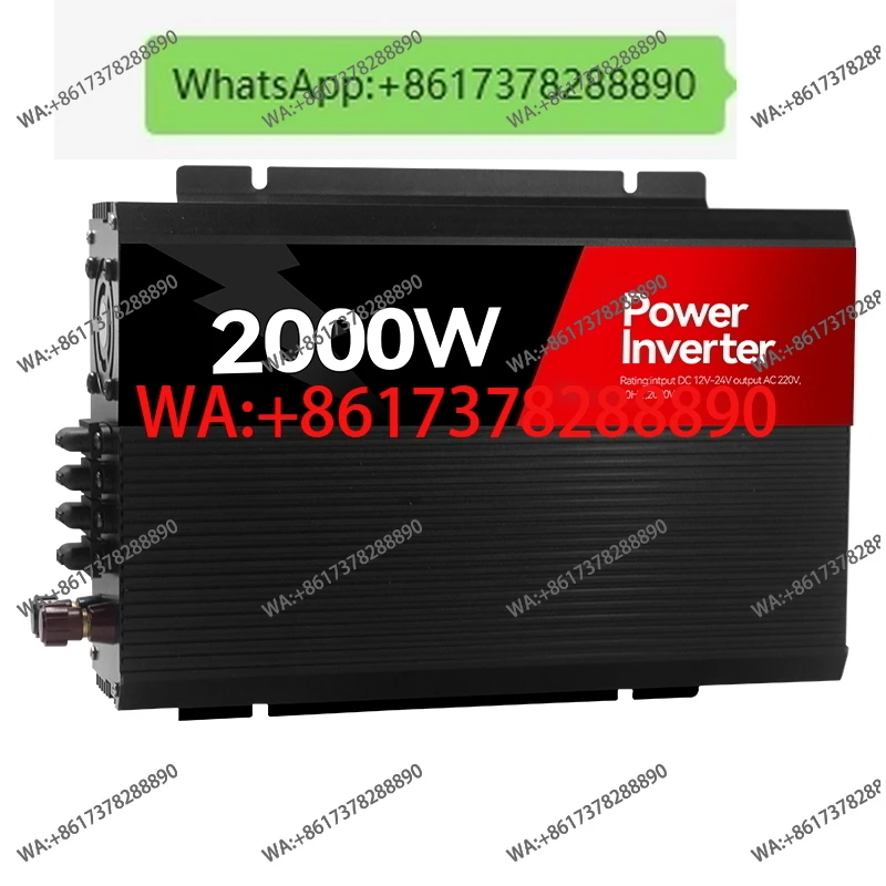 2 pcs 12V 24V 48 AC 220V 600W 2000W 1000W Pure Improved Sine Wave Power Solar Inverter for Off-Grid Solar Home Systems