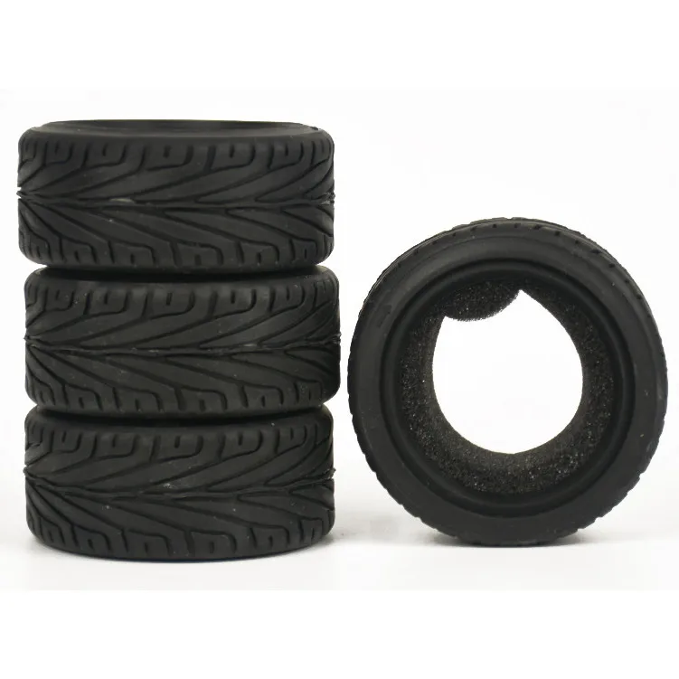 

4pcs Wearproof Speed Race Tires Sponge High Grip Rac Tyre 1:10 on-Road Car 8010