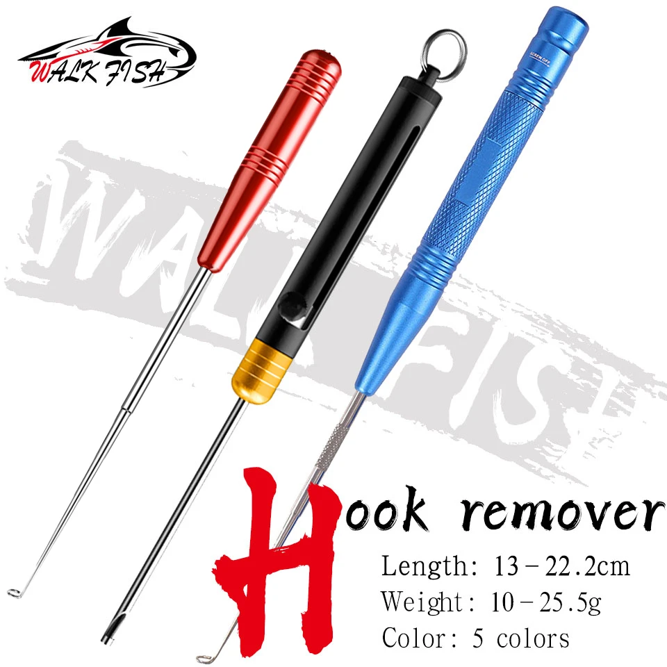 WALK FISH 1PCS Stainless Steel Hook Remover Detachable Picker Safety Extractor Portable Fishing Tools Rapid Decoupling Device