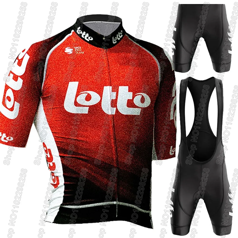 

Костюм Lotto 2025 Team Cycling Jersey Set Летняя мужская одежда для велосипеда Рубашки для шоссейного велосипеда Костюм Велосипедные нагрудники Шорты MTB Ropa Maillot