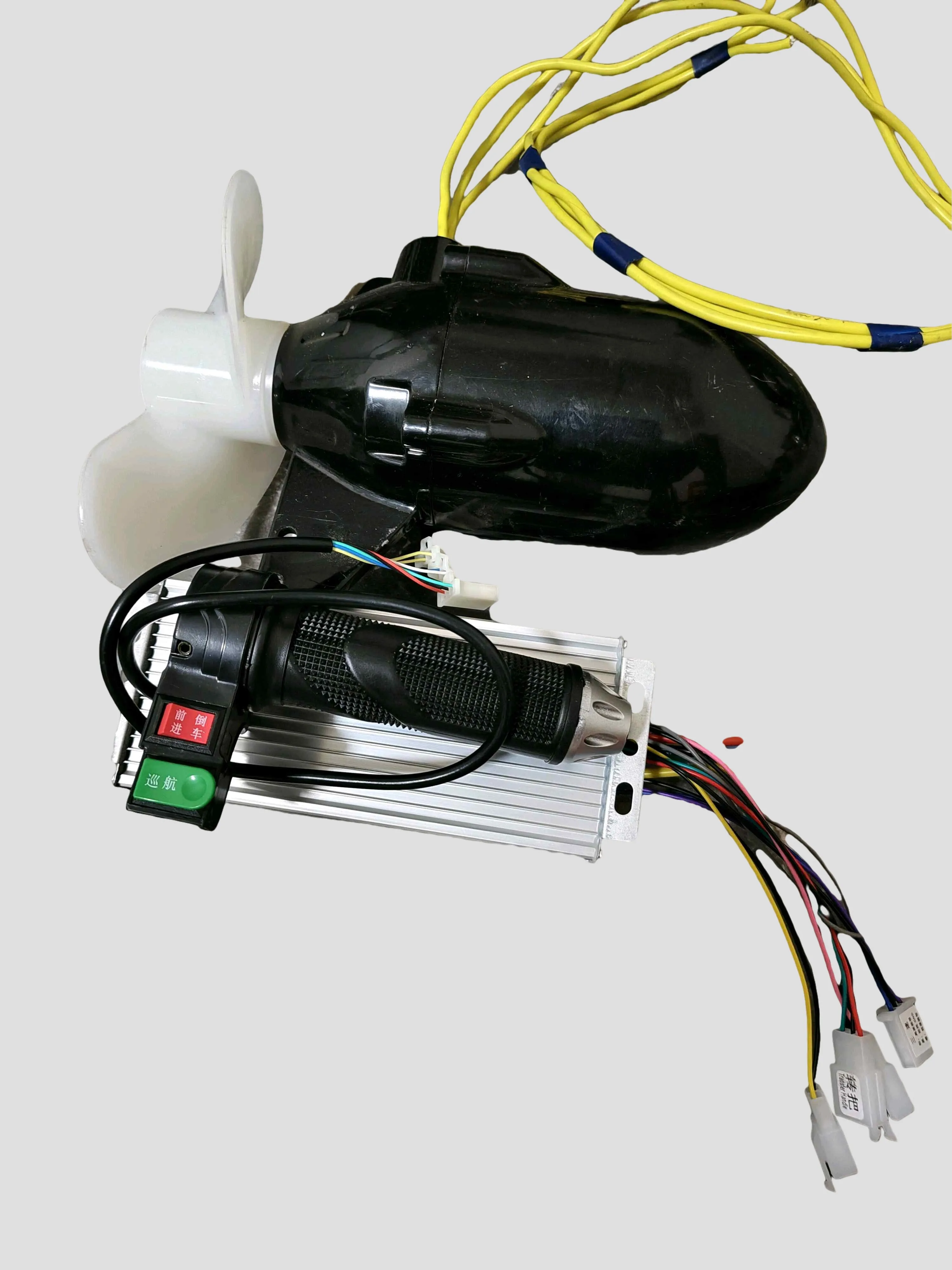 Suitable for 12-48V Marine Underwater Propeller Rubber Boat Electric Outboard Motor Brushless Motor Waterproof Motor with