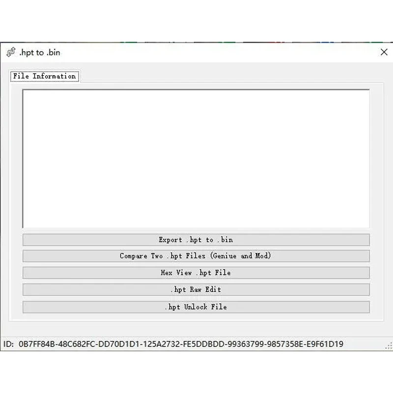 .hpt to bin Converter With Unlimited Keygen Compare Genuine and Modified Files Unlock Tuner Unlock Hpt Raw Edit for Multi Laptop