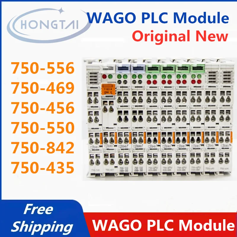 

Free Shipping WAGO PLC Modules 750-556 750-469 750-456 750-550 750-842 750-435 Original New