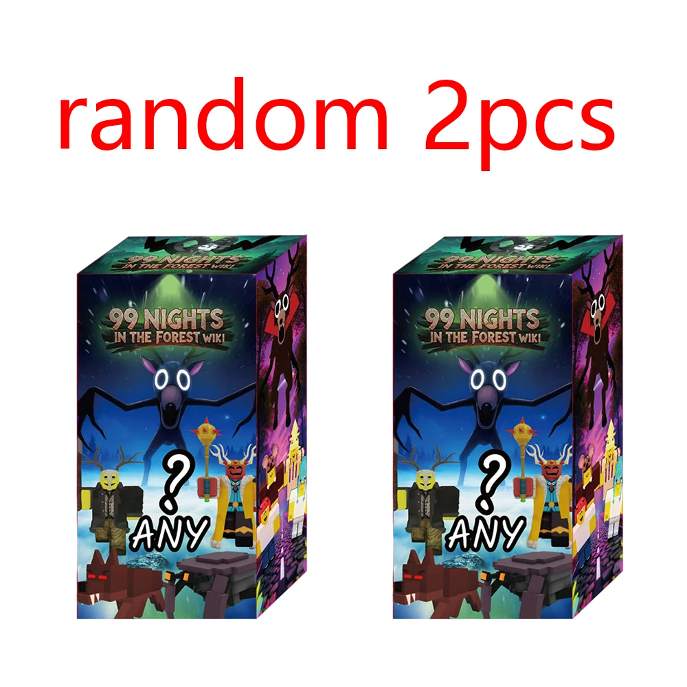 99 ليلة في الغابة الوحش صندوق أعمى 2025 جديد حار الغزلان الكرتون ميلو الغزلان محشوة لعبة الأجهزة الطرفية لعبة الهالوين الهدايا