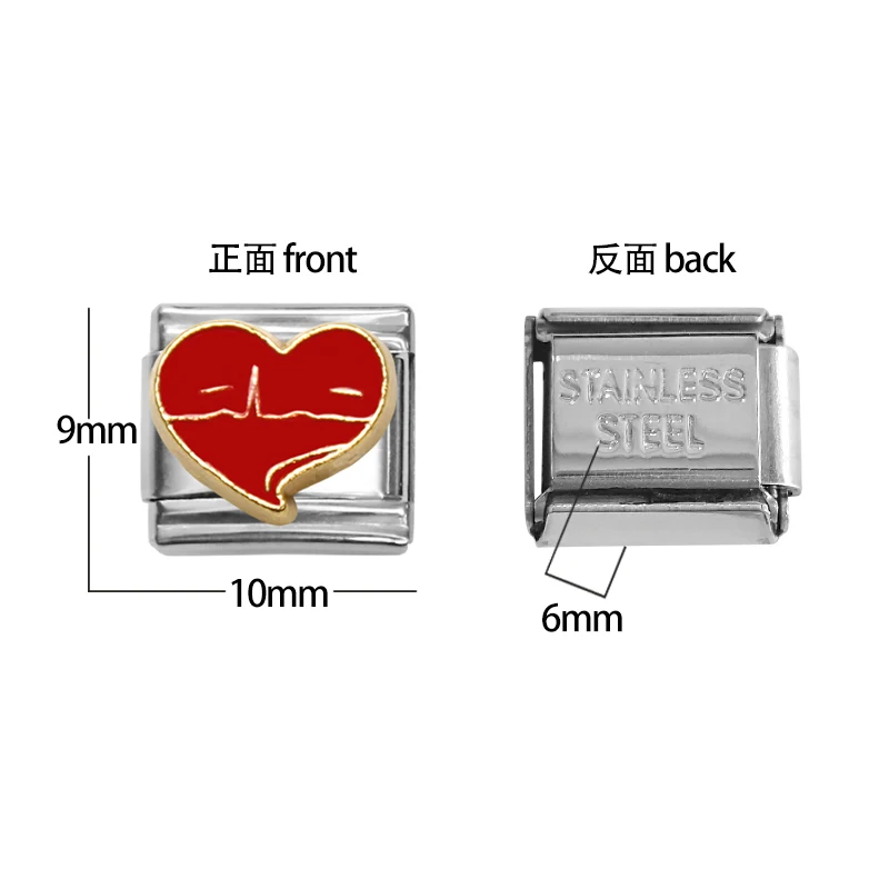 10pcs Italian Charms Cartoon Groom and Bride Dress Italy Charms Link Fit 9mm Bracelet Stainless Steel Jewelry DIY Making