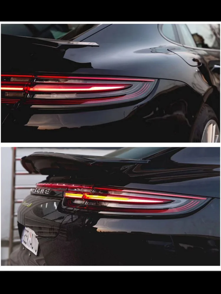 For Porsche Panamera Through Taillight Upgrade Old to New 2010 - 2023 Smoke Black Non Destructive Installation