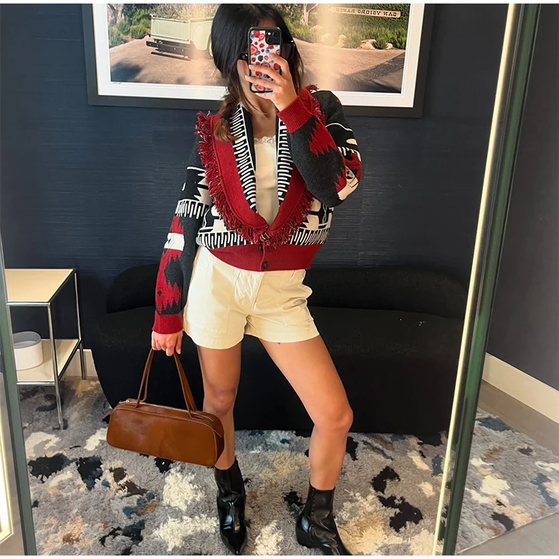 Elegant Knit Jacquard Tassel Belt Cardigan Women Lace Up Lapel Long Sleeve Warm Sweater 2026 Autumn Winter Lady Knitwears New 29 Sfe4f1c05996e4db384babdec202cc3a8l