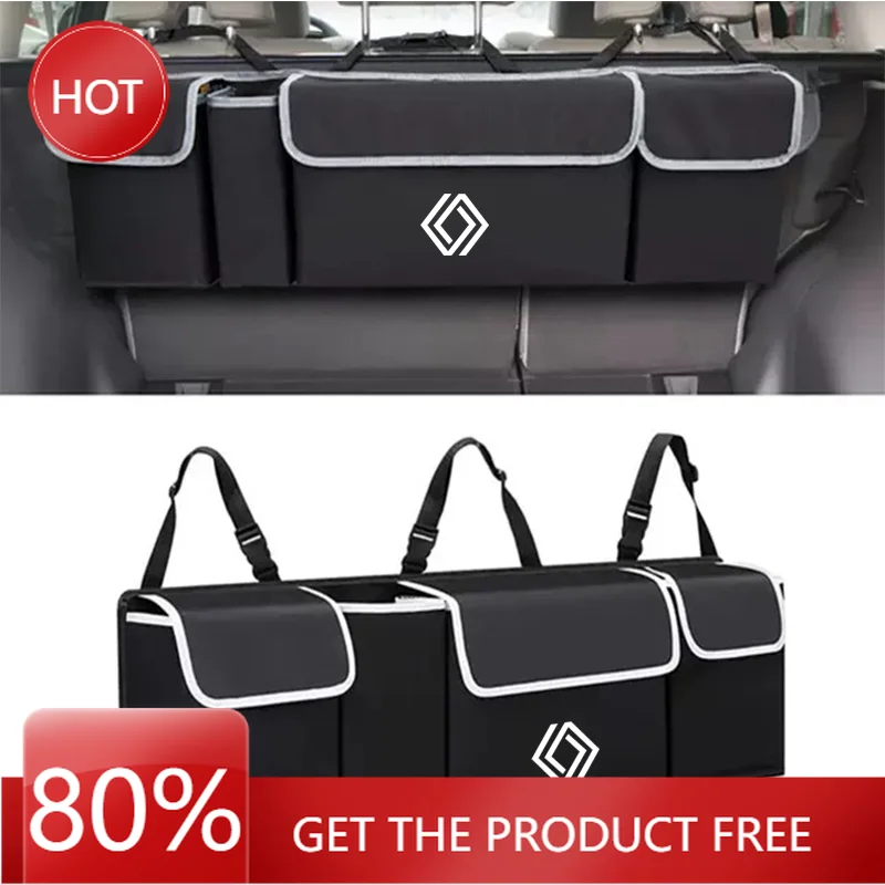 

2026, хит продаж, колпаки для ступиц Renault, органайзер для багажника автомобиля, сумка для хранения на заднем сиденье, большая вместимость, многофункциональный автомобильный интерьер для Renault M