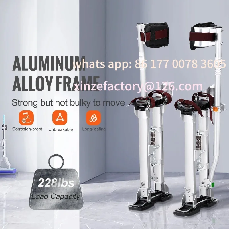 تخصيص دريوال Stilts18''-30''/36''-50''قابل للتعديل الألومنيوم أداة ركائز واقية منصات الركبة عدم الانزلاق ركائز العمل للمنزل