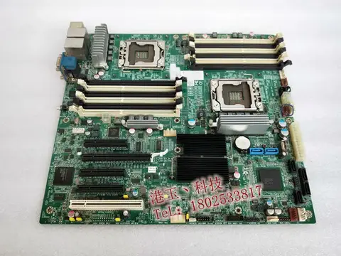 519728 -001 pour carte mère HP ProLiant ML150 G6 466611 -002 Carte mère X58 LGA1366 100% testée et entièrement fonctionnelle