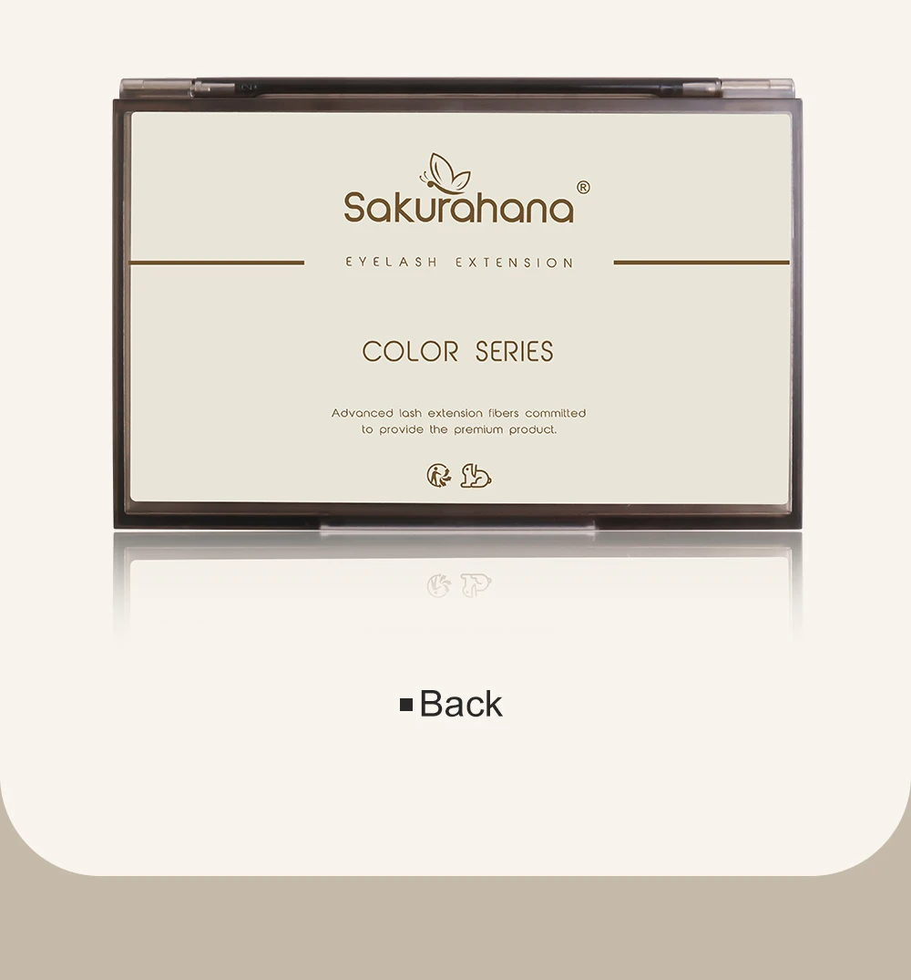 SAKURAHANA Braune automatisch blühende W-förmige 3D 4D 5D vorgefertigte Wimpernfächer, natürliche, weiche, professionelle Make-up-Wimpern – Detail 4