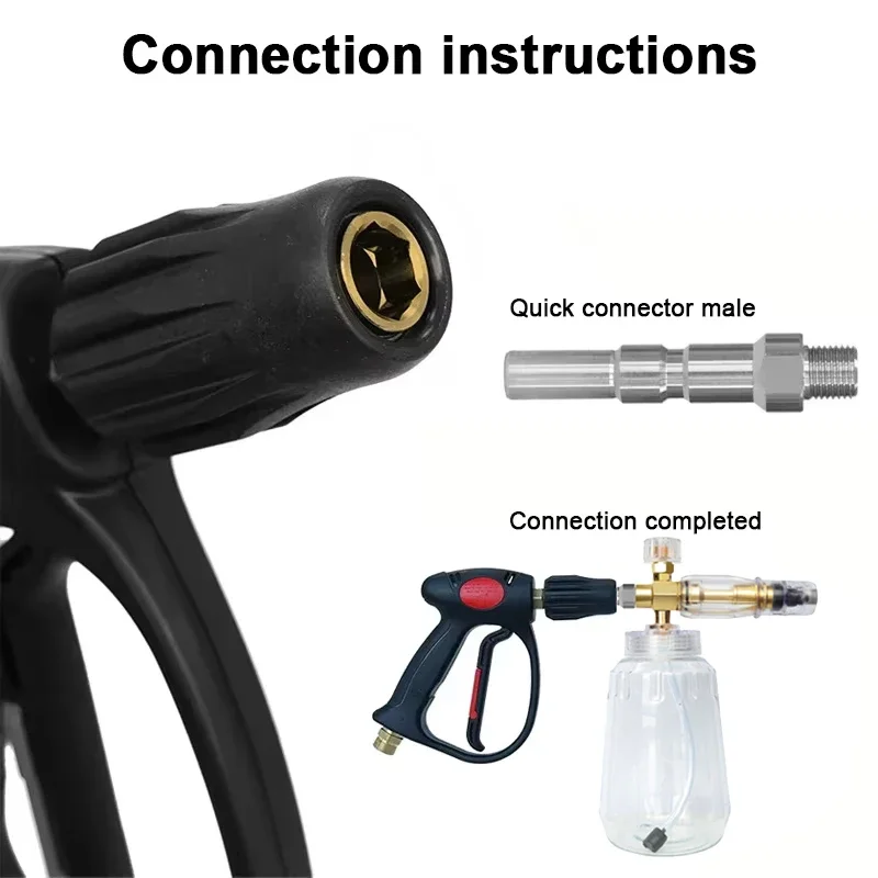 Nilfisk Pressure Washer Foam Cannon - High Pressure Snow Foam Sprayer with Transparent Tank for Self-Service Car Wash