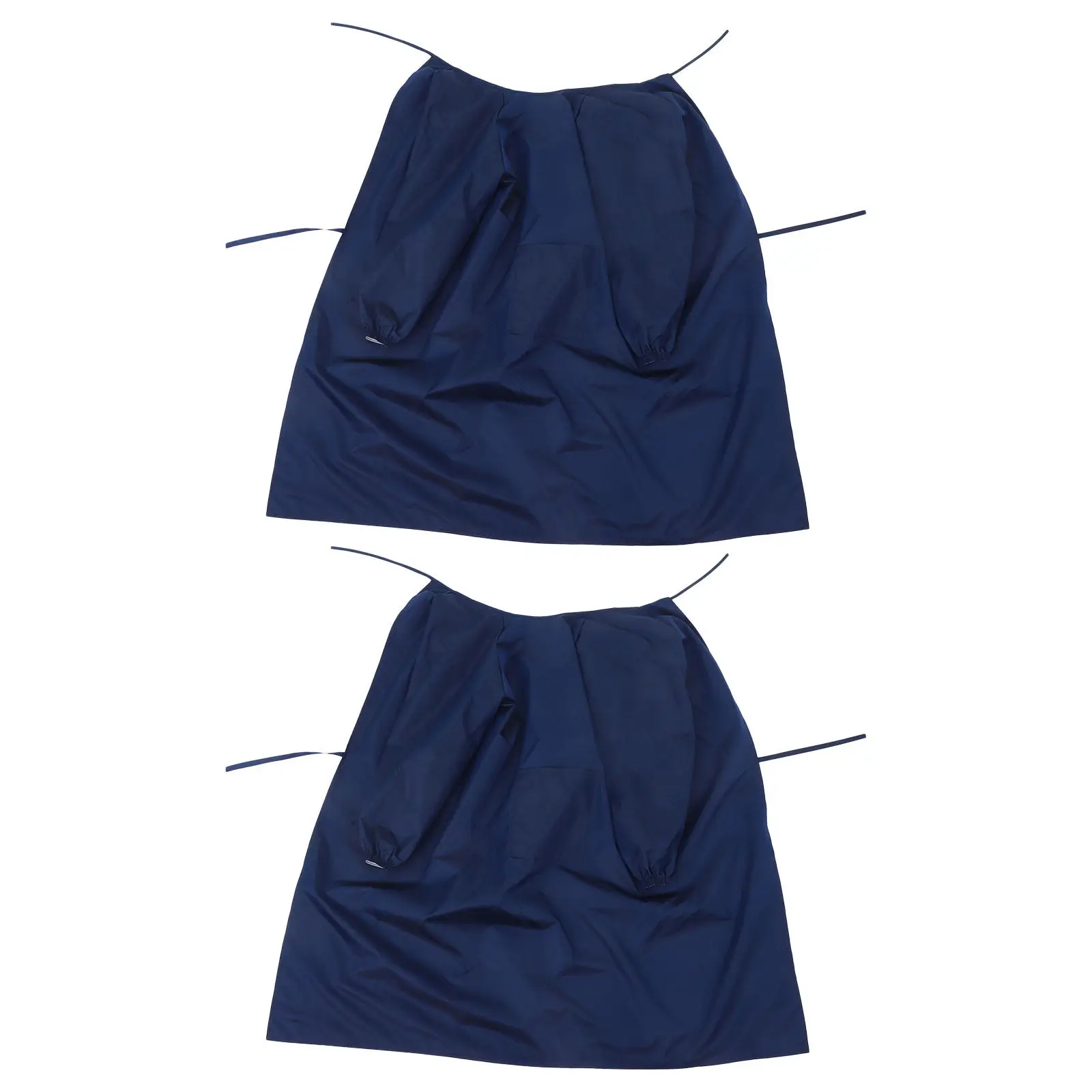2Pcs Waterproof Apron Smock Washable Full Coverage Kitchen Apron for Men Women Cooking Cleaning Painting Restaurant Aprons