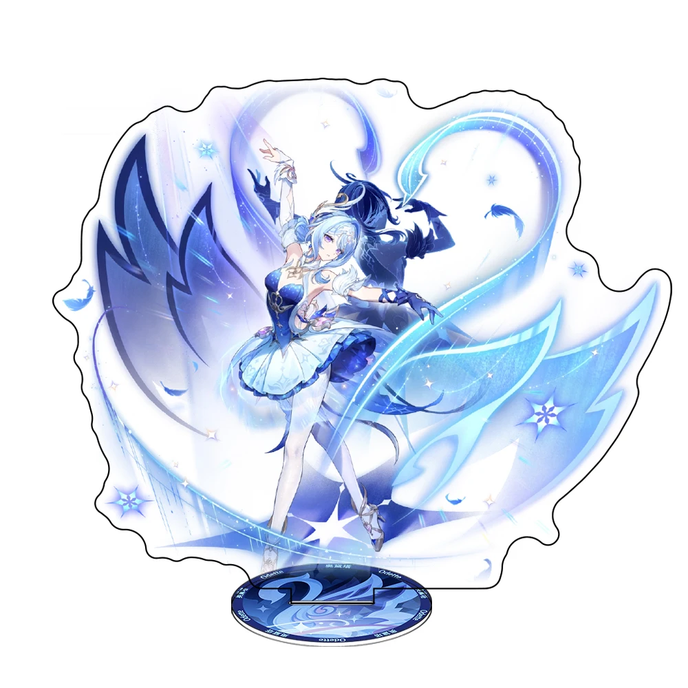 Anime Genshin Impact Figure VARKA ZIBAI Acrylic Stand Model Plate 1pc Desk Decor Standing Sign Game Fans Gift