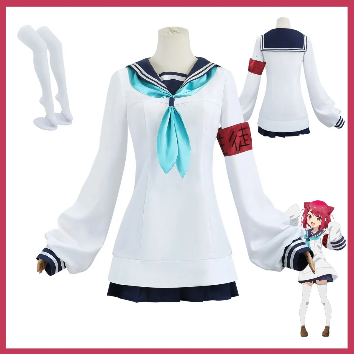 2024 New Anime My Deer Friend Nokotan Nekoyamada Neko Cosplay Costume Japanese Korea JK School Uniform Woman Lovely Sailor Suit