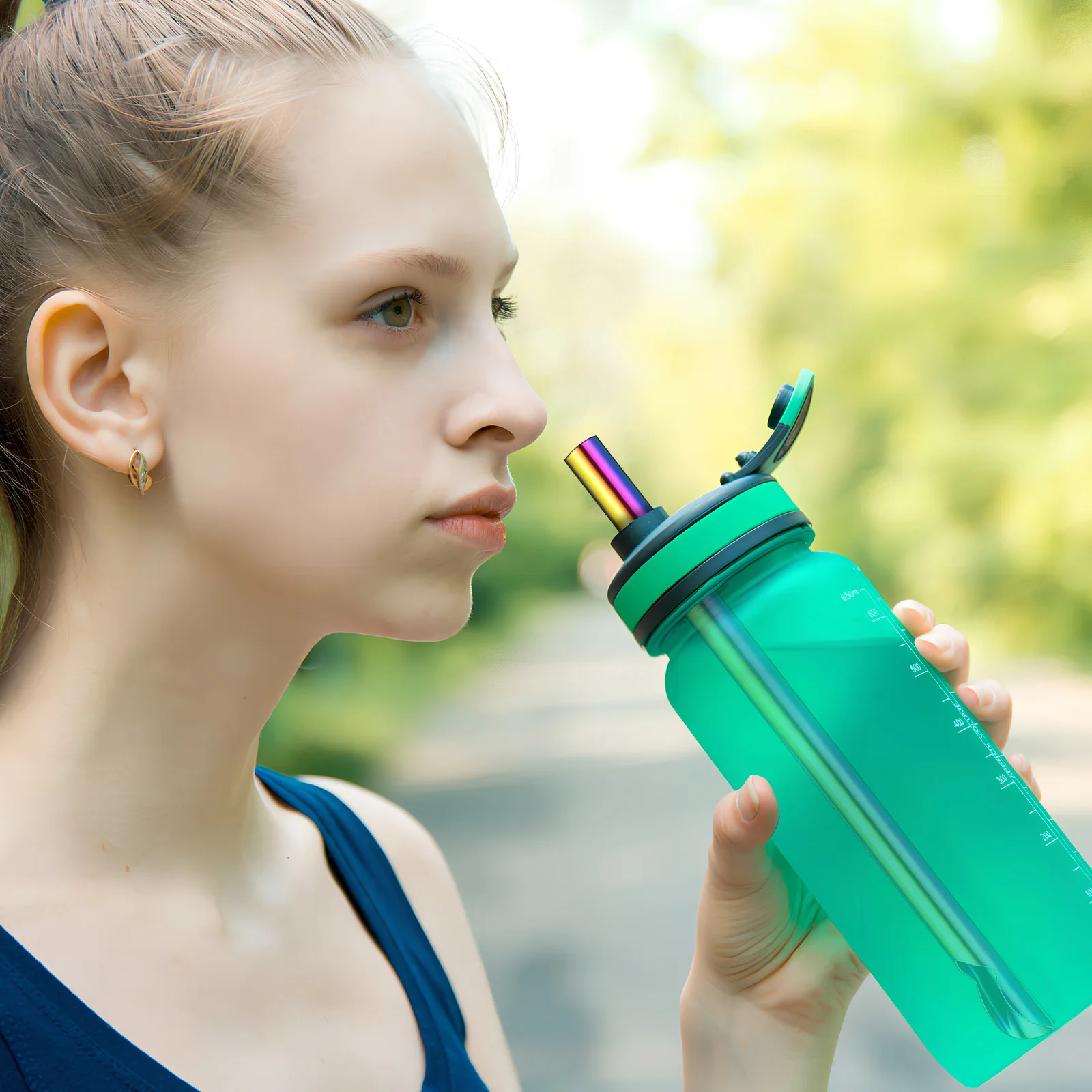 

4pcs Stainless Steel Straws Reusable Drinking Straw Set Colorful Mixed Style Corrosion Resistant For Smoothies Milk Tea