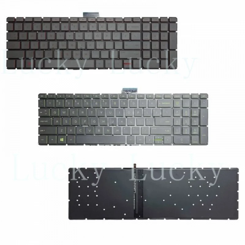

f US Backlit Keyboard for HP 15-AB 15AX AE AS AK AU 15-BC TPN-Q159 Q172 Q173 Q162