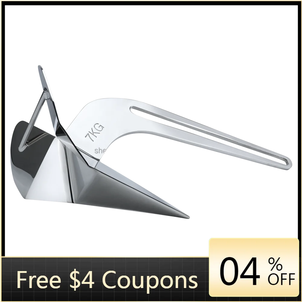 

SSTL индивидуальный анти-потерянный якорь Delte в стиле Брюса, когтевой якорь из нержавеющей стали 316, зеркальные полированные якоря для лодок