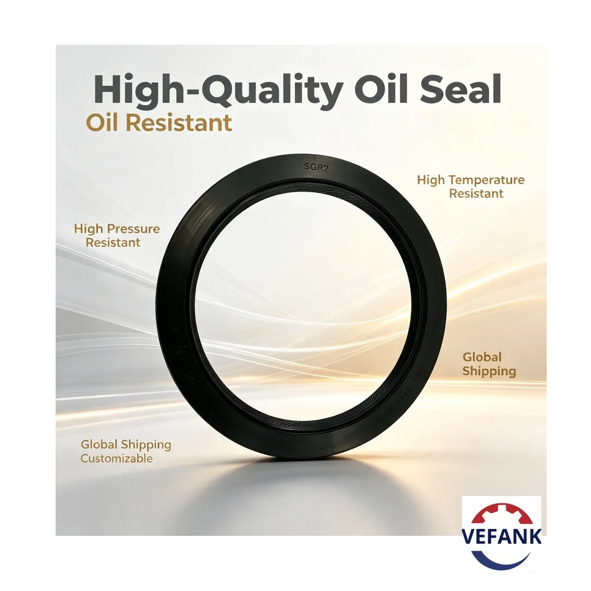 108*135*9 mm Oil Seal, NBR, Black (OEM: BH1965E); bulk discounts available; suitable for automotive sealing applications.