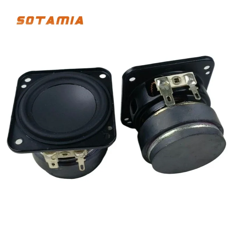 SOTAMIA 2 قطعة 2 بوصة كامل المدى باس المتكلم 4 أوم 10 واط HIFI مكبر الصوت المسرح المنزلي طويل السكتة الدماغية المتكلم ل JBL هارمان كاردون