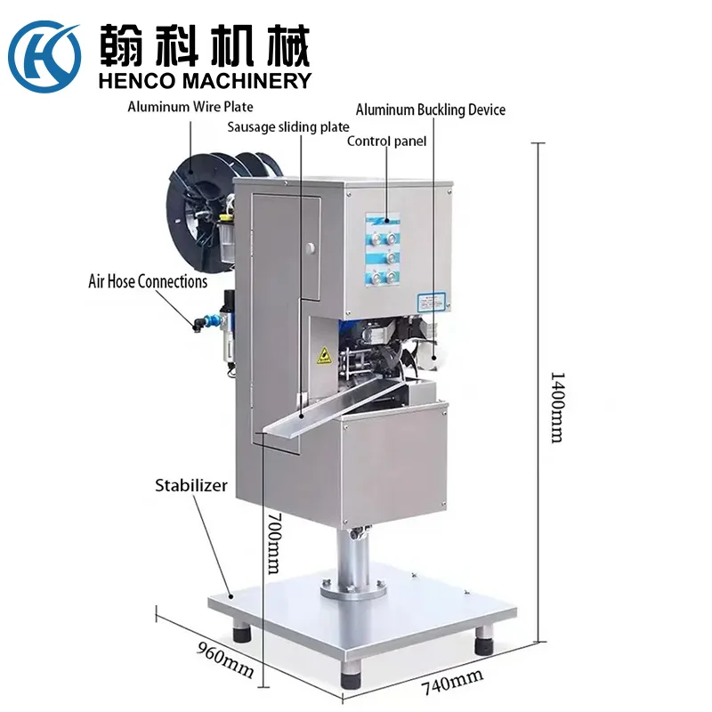 

Hot SellingGood Quality Meat Processing Machinery Sausage Making Machine Sausage Twisting Machine Sausage Stuffer