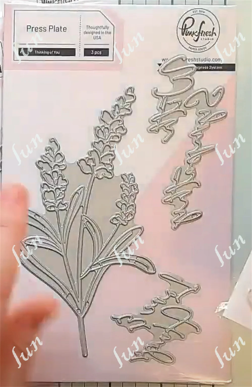 New Clear Stamps DIY Scrapbooking Crafts Thinking of You Cutting Dies Hot Foil Plates DIY Paper Card Embossing Craft Supplies