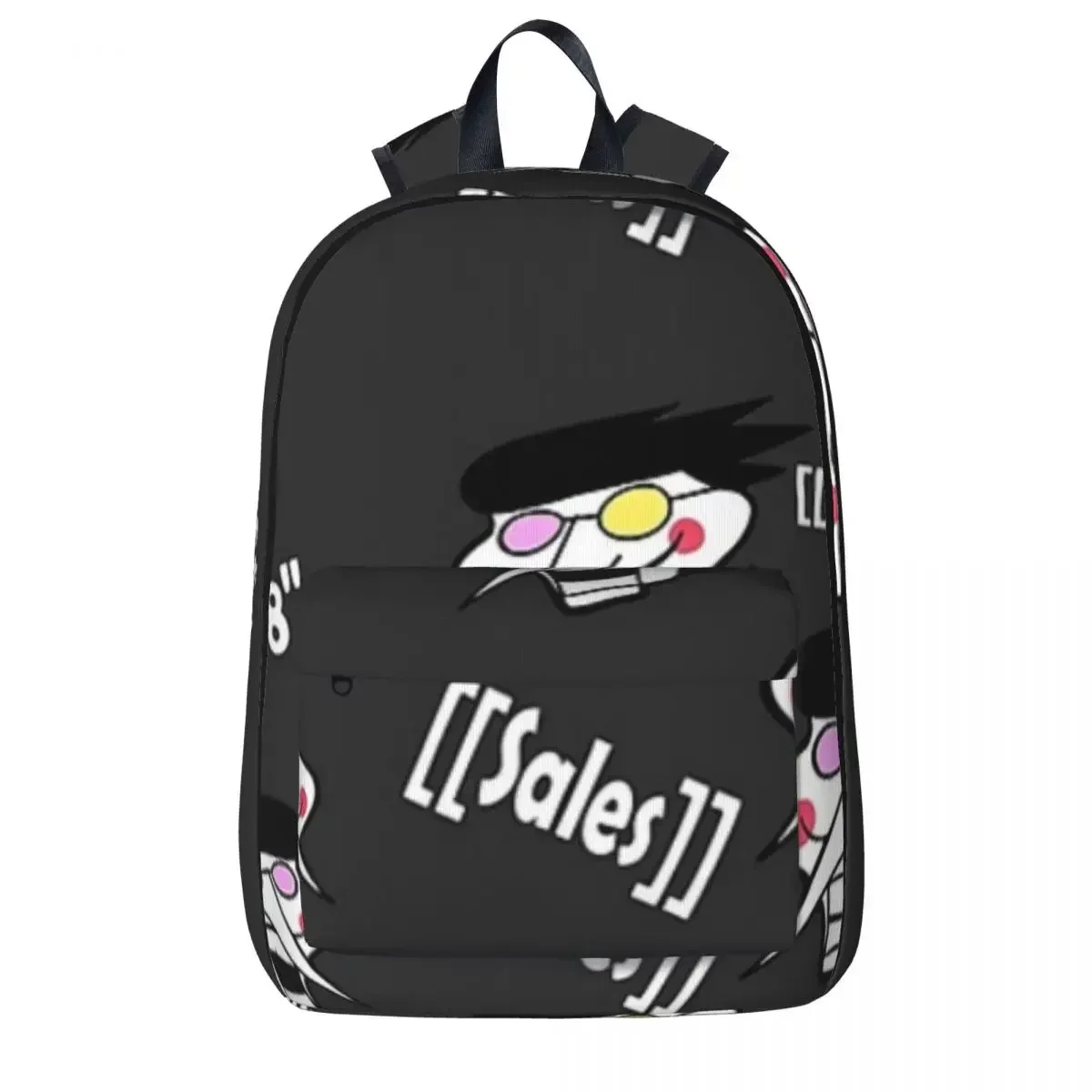 Deltarune-mochila Spamton para mujer, morral escolar informal para estudiantes, bolso de hombro para ordenador portátil