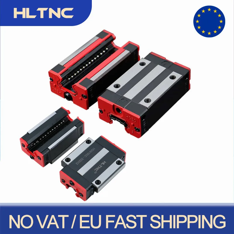 EU Shipped Linear Guide Bearings HGH15CA HGH20CA HGW15CC HGW20CC Linear Blocks Carriage