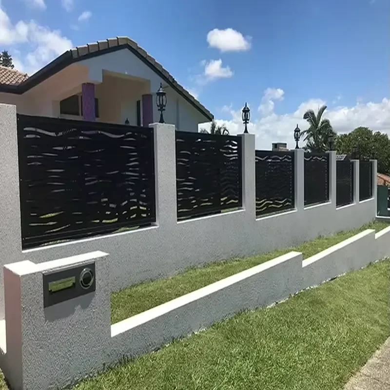 Elegant Customizable Modern Design Outdoor Cut Aluminium Room Divider Screen