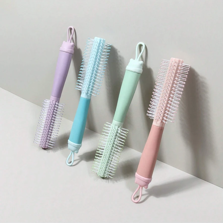 Set of 5 Japanese and Korean-style soft cute airbag massage brushes with cleaning claws at the bottom