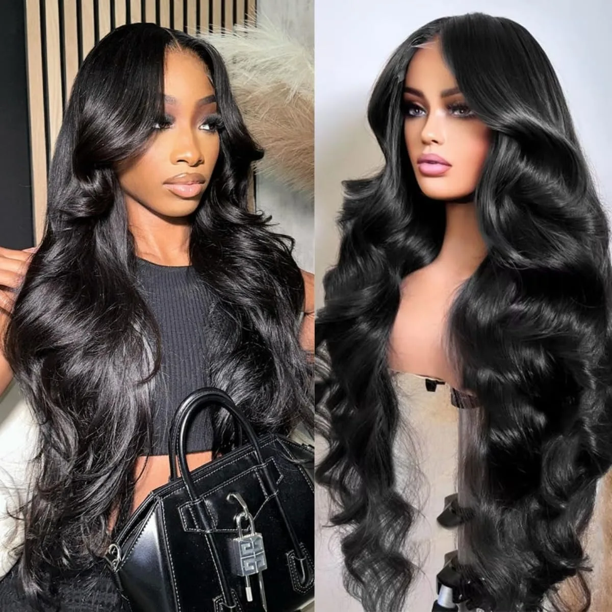 

Парик из натуральных волос Body Wave 250 Density, 13x6, 360, с прозрачной кружевной основой, для женщин, 30-40 дюймов, 13x4 HD, с предварительно выщипанной линией роста волос