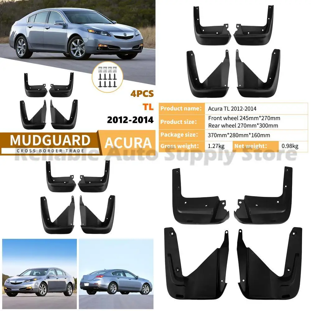 

For Acura TL 2012-2014 Mud Flaps Rubber Fender Liner Front Rear Auto Car Accessories Fast Shipping Free Dropshipping