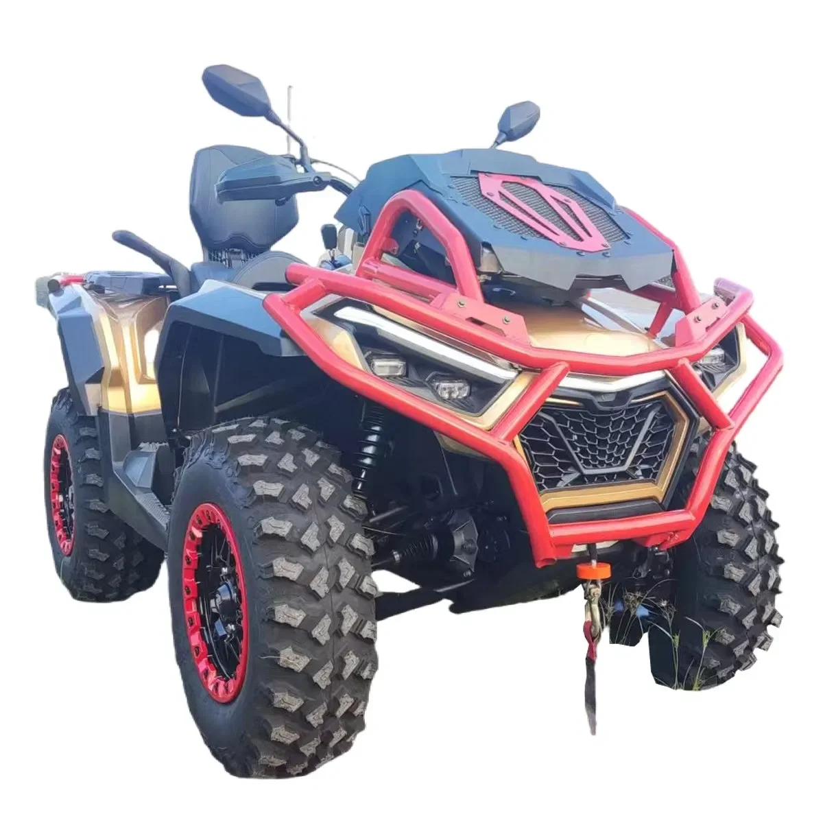 2025 جديد ATV 1000cc 4X4 الكهربائية بدء الغاز البنزين عربات التي تجرها الدواب الرياضة مزرعة UTV على الطرق الوعرة دراجة رباعية ATV