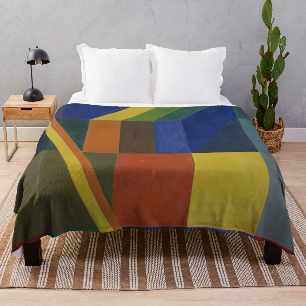 Johannes Itten Throw Blanket Travel Bed linens manga Blankets