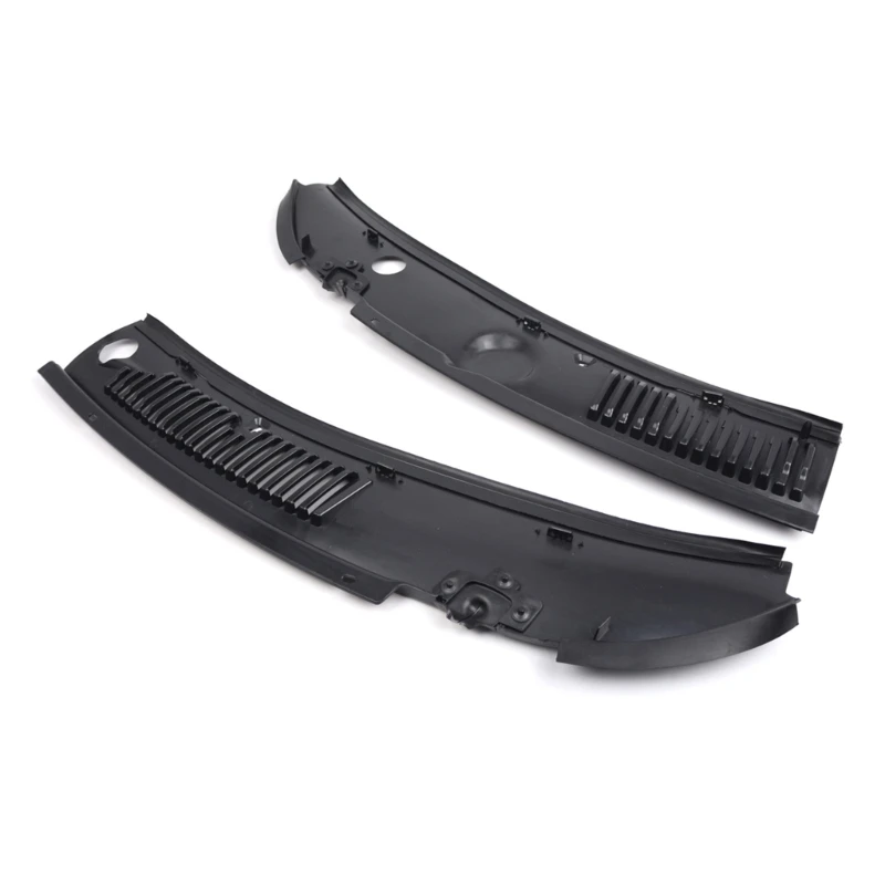 2Pcs Auto Accessory for 1999-2004 Wiper Cowl Vent Grilles Panel Hood 3R3Z6302228AAA Windscreen Hood Cowl Grilles GTWS