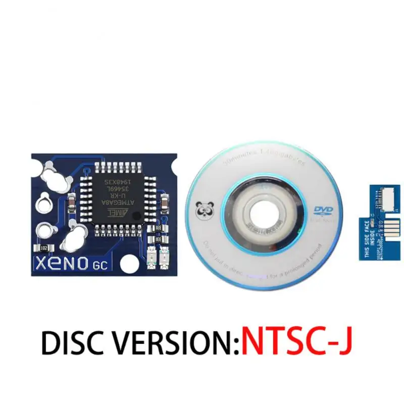 BitFunx SD2SP2 Adapter Replacement Card Reader + Boot Disc Mini DVD +Xeno GC Chip For Gamecube NGC