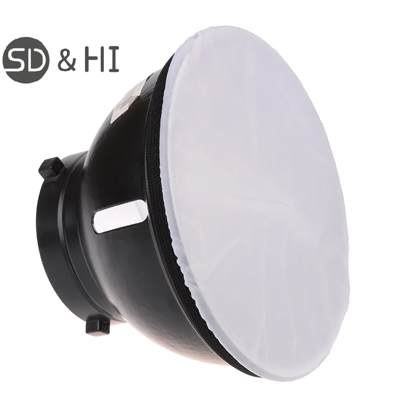 Photography Light Soft Diffuser Cloth for 18CM Standard Studio Strobe Reflector