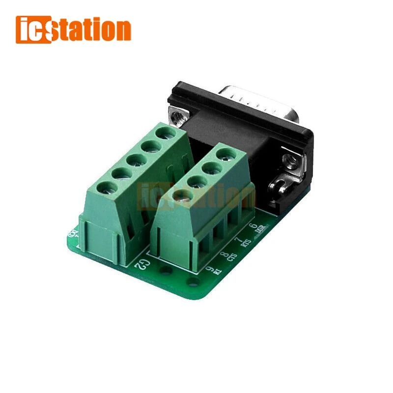 DB9 connector Terminal Module RS232 RS485 Adapter Signals Interface Converter Male Female COM D sub 9Pin