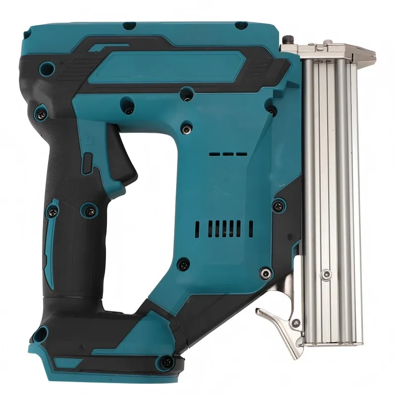

18V Cordless Brad Nailer Electric 100PCS Nail Capacity Battery Quick Release Magazine Depth Adjustment for DIY Furniture Carton