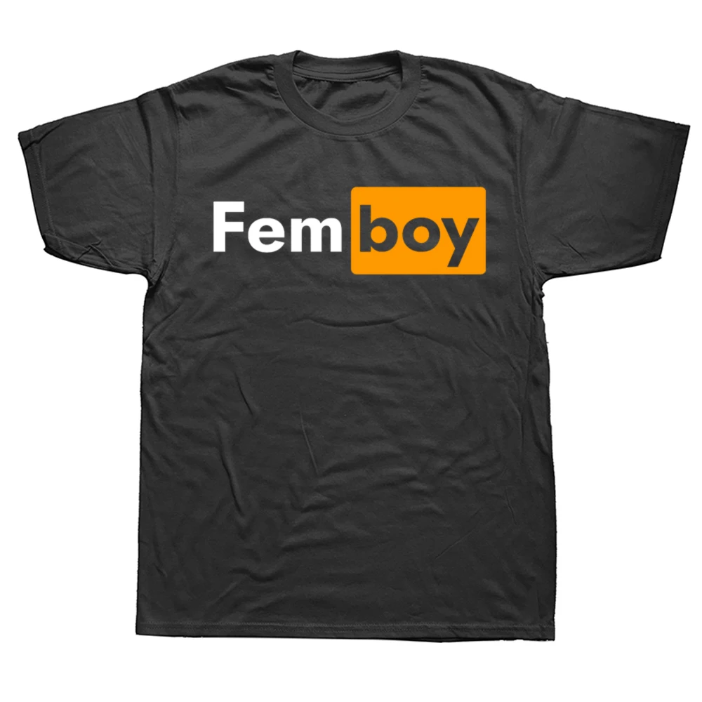 Funny Femboys Gay LGBT Memes Graphic T-shirts Men Women's Fashion Casual Tshirt 100% Cotton Loose Oversized T Shirt