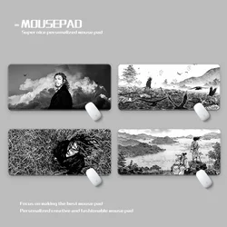 Comic Vagabond Miyamoto Musashi Mousepad Custom Waterproof Non-slip Fast Esports Games Large Mouse Pad Xxl Anime Office Desk Mat